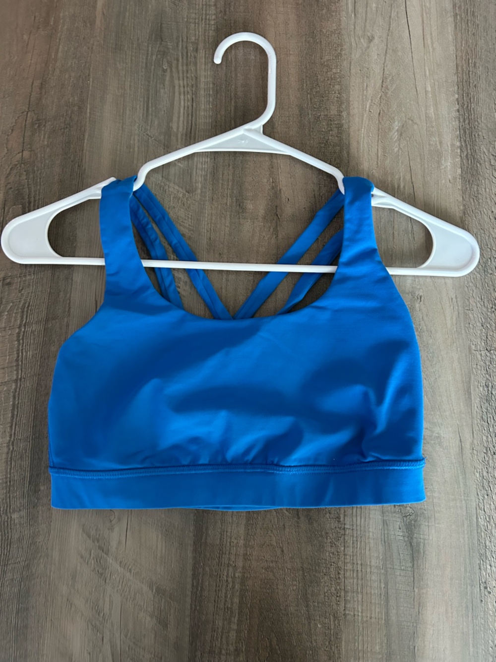 Lululemon Energy Bra Sz 6 *poolside blue* needs pads**